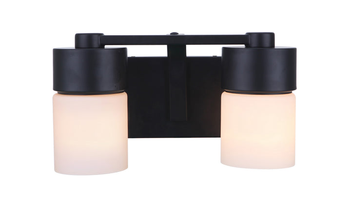 Craftmade Canada - 12314FB2 - Two Light Vanity - District - Flat Black