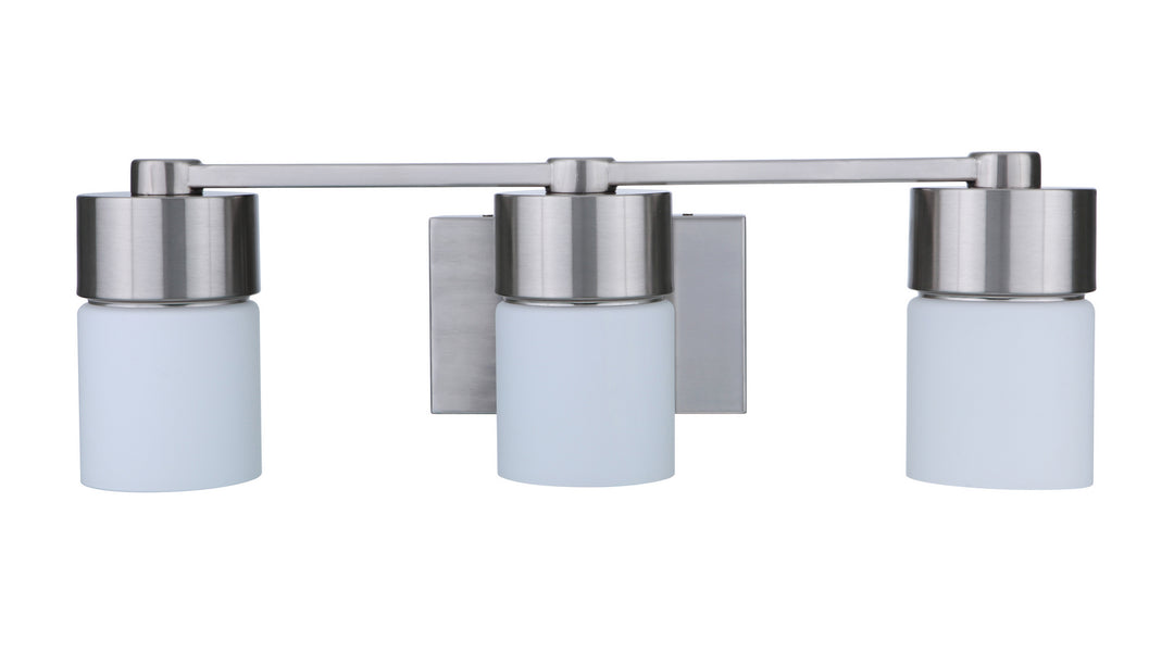 Craftmade Canada - 12322BNK3 - Three Light Vanity - District - Brushed Polished Nickel