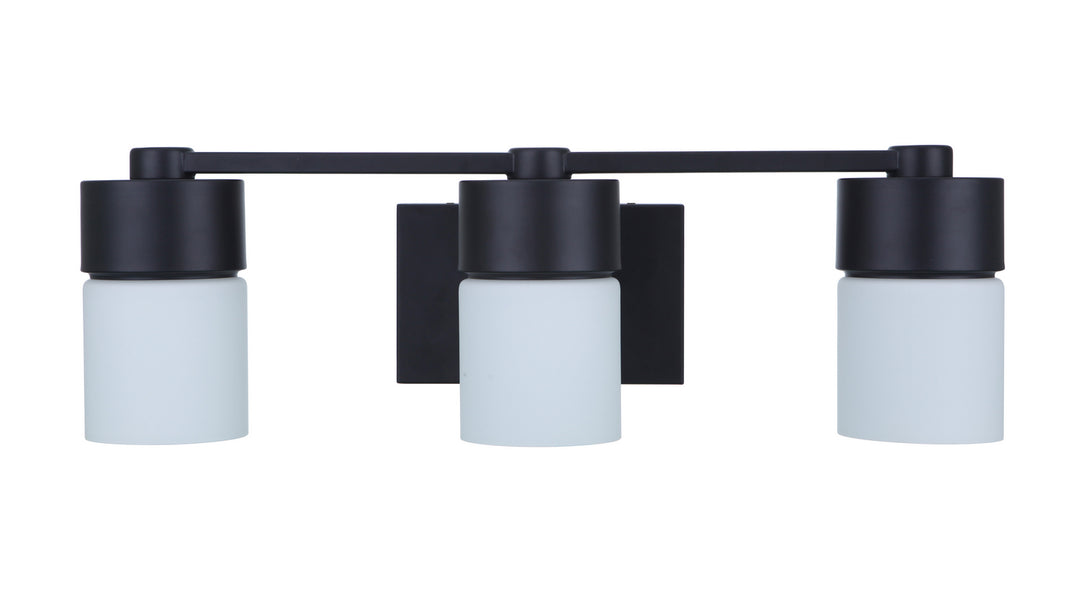 Craftmade Canada - 12322FB3 - Three Light Vanity - District - Flat Black