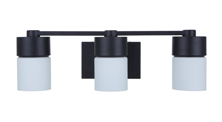 Craftmade Canada - 12322FB3 - Three Light Vanity - District - Flat Black