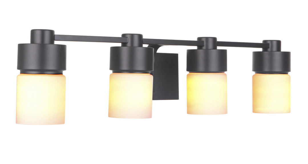 Craftmade Canada - 12331FB4 - Four Light Vanity - District - Flat Black