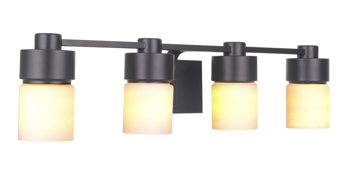 Craftmade Canada - 12331FB4 - Four Light Vanity - District - Flat Black