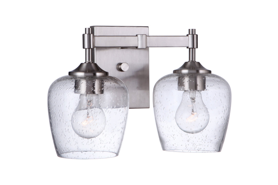 Craftmade Canada - 12413BNK2 - Two Light Vanity - Stellen - Brushed Polished Nickel