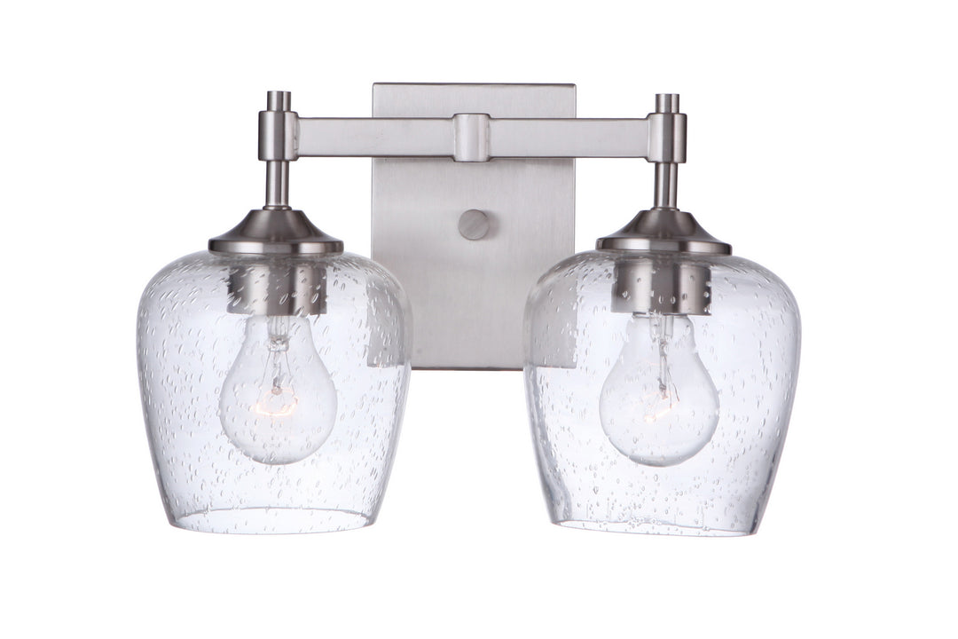 Craftmade Canada - 12413BNK2 - Two Light Vanity - Stellen - Brushed Polished Nickel