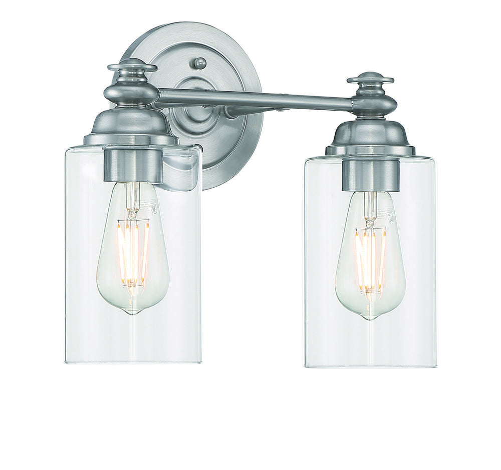 Craftmade Canada - 49802-BNK-C - Two Light Vanity - Dardyn - Brushed Polished Nickel