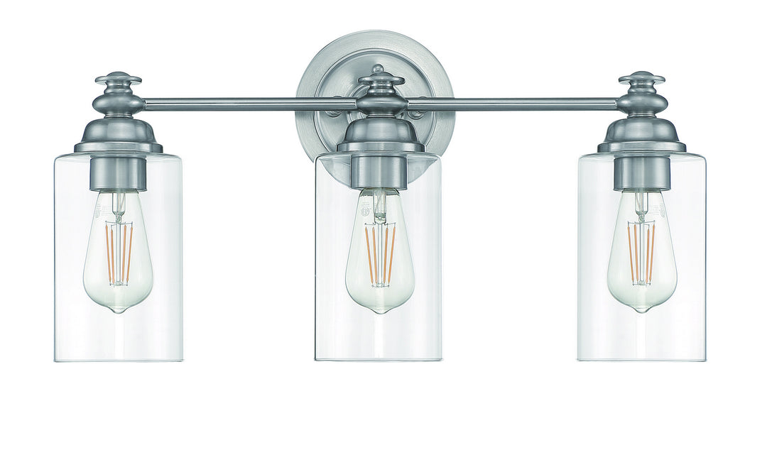Craftmade Canada - 49803-BNK-C - Three Light Vanity - Dardyn - Brushed Polished Nickel