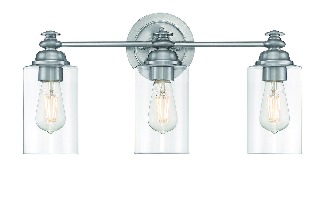 Craftmade Canada - 49803-BNK-C - Three Light Vanity - Dardyn - Brushed Polished Nickel