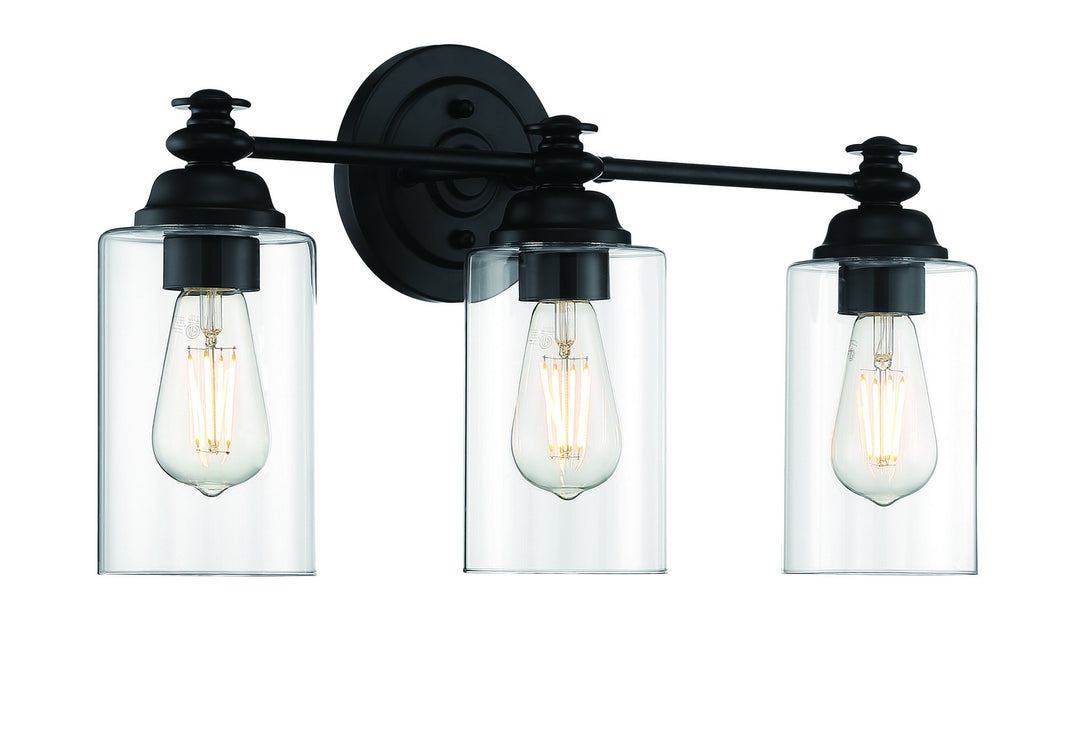 Craftmade Canada - 49803-FB-C - Three Light Vanity - Dardyn - Flat Black