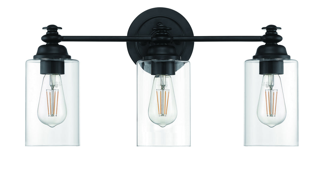 Craftmade Canada - 49803-FB-C - Three Light Vanity - Dardyn - Flat Black