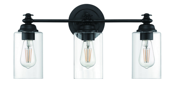 Craftmade Canada - 49803-FB-C - Three Light Vanity - Dardyn - Flat Black