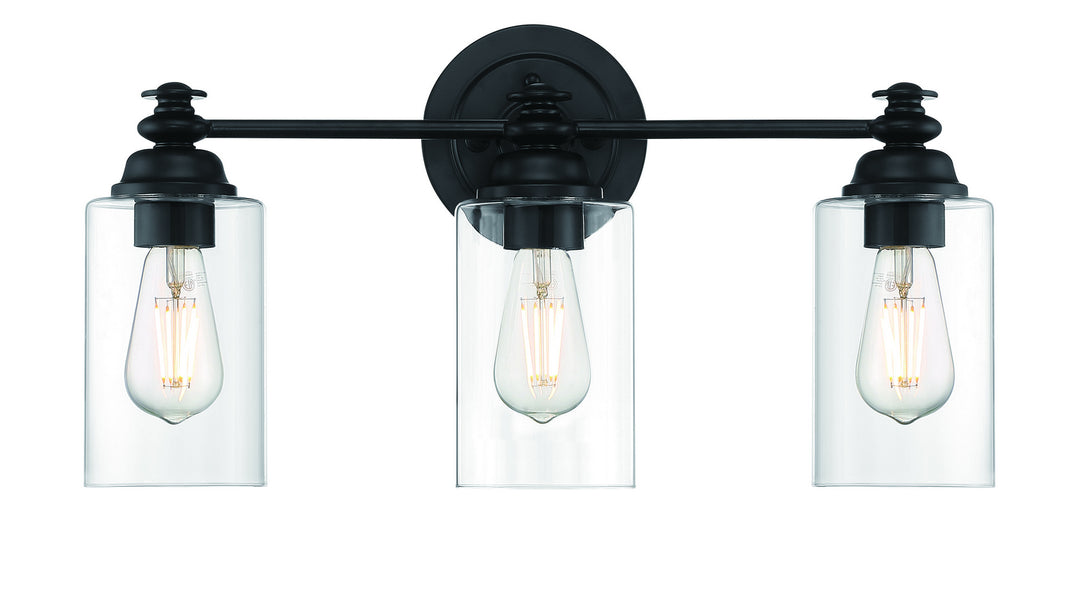 Craftmade Canada - 49803-FB-C - Three Light Vanity - Dardyn - Flat Black