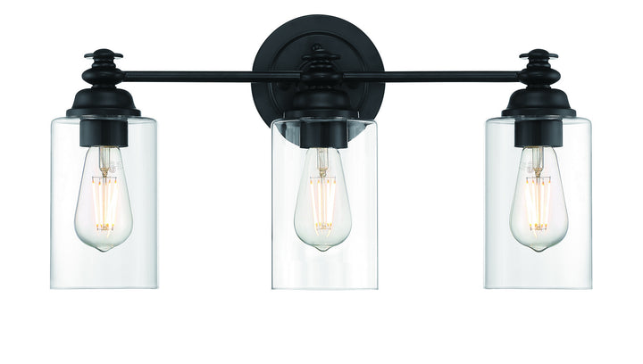 Craftmade Canada - 49803-FB-C - Three Light Vanity - Dardyn - Flat Black