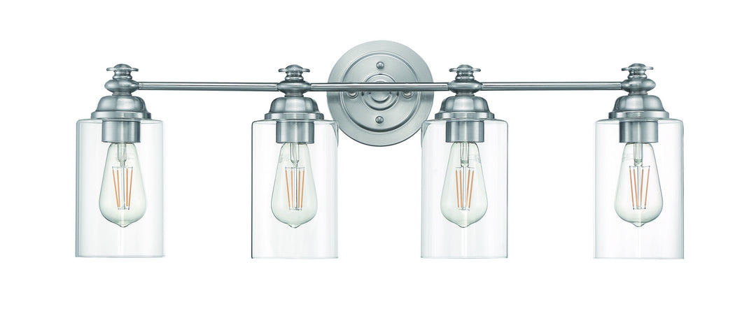 Craftmade Canada - 49804-BNK-C - Four Light Vanity - Dardyn - Brushed Polished Nickel