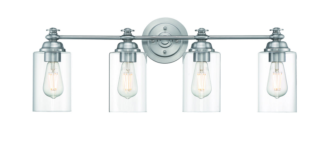 Craftmade Canada - 49804-BNK-C - Four Light Vanity - Dardyn - Brushed Polished Nickel
