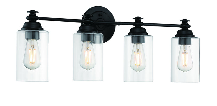 Craftmade Canada - 49804-FB-C - Four Light Vanity - Dardyn - Flat Black