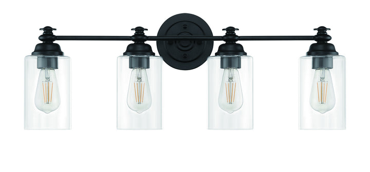 Craftmade Canada - 49804-FB-C - Four Light Vanity - Dardyn - Flat Black