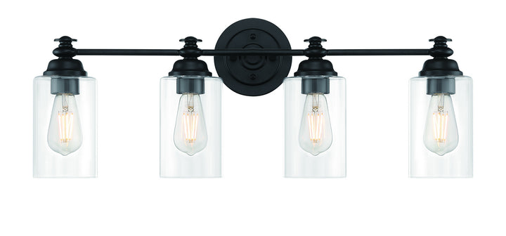 Craftmade Canada - 49804-FB-C - Four Light Vanity - Dardyn - Flat Black
