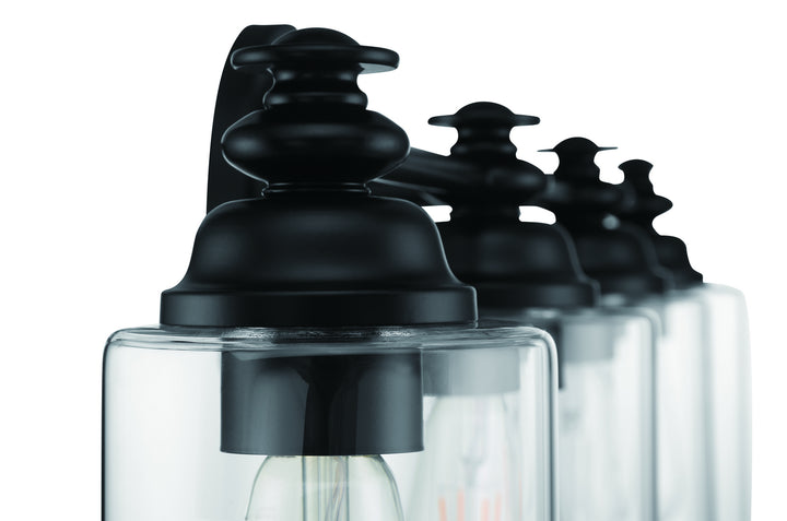 Craftmade Canada - 49804-FB-C - Four Light Vanity - Dardyn - Flat Black