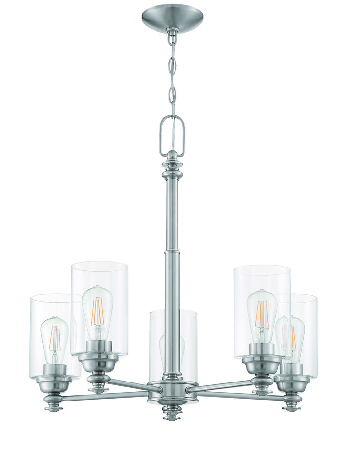 Craftmade Canada - 49825-BNK-C - Five Light Chandelier - Dardyn - Brushed Polished Nickel