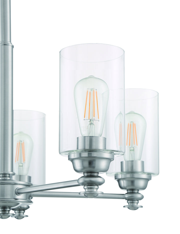 Craftmade Canada - 49825-BNK-C - Five Light Chandelier - Dardyn - Brushed Polished Nickel