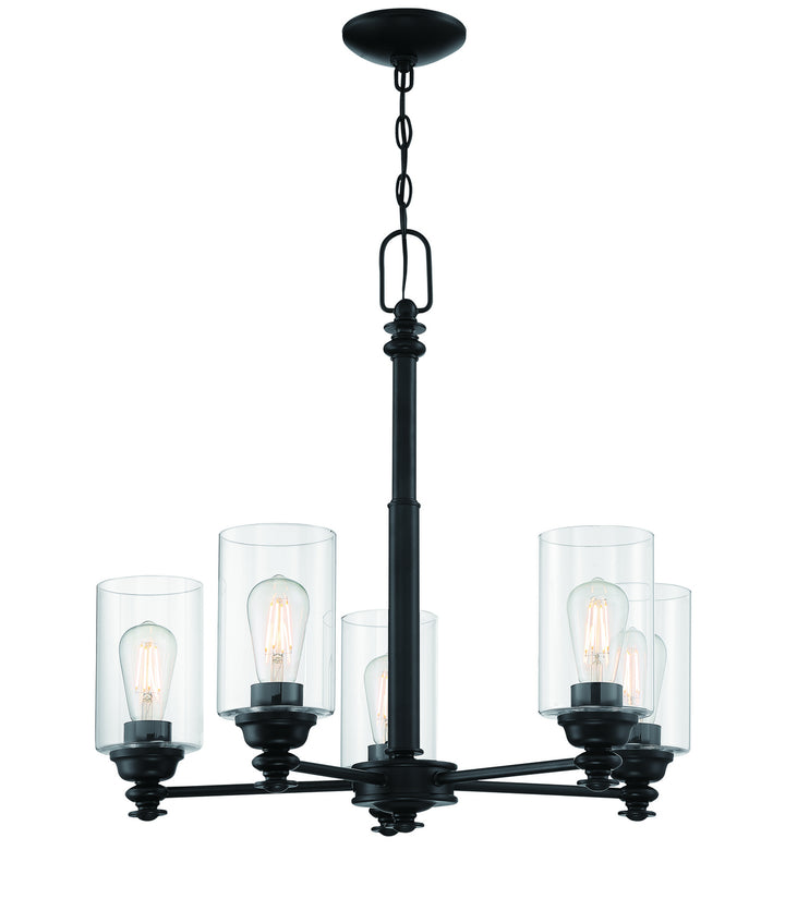 Craftmade Canada - 49825-FB-C - Five Light Chandelier - Dardyn - Flat Black