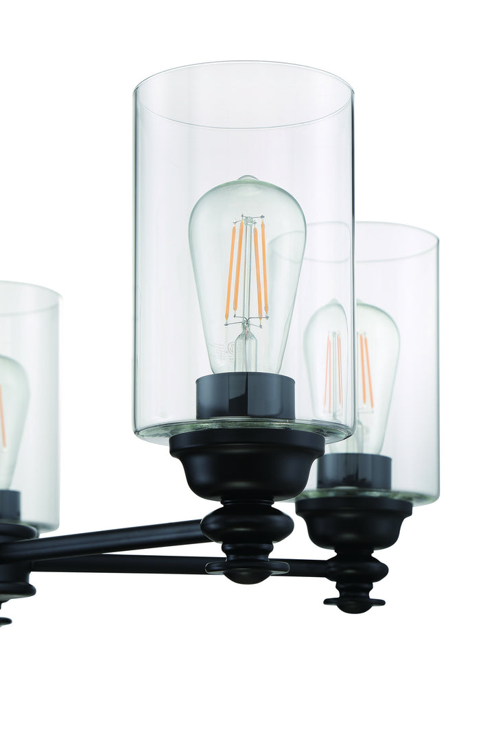 Craftmade Canada - 49825-FB-C - Five Light Chandelier - Dardyn - Flat Black