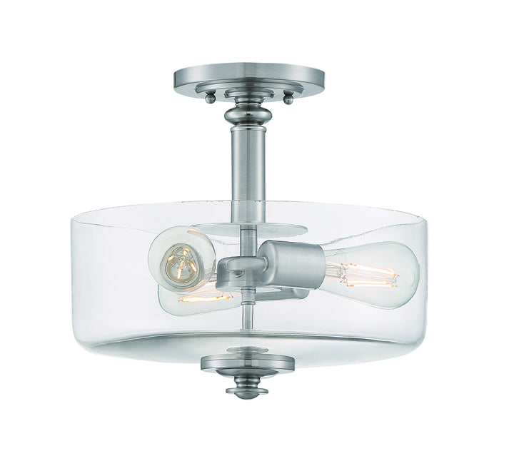 Craftmade Canada - 49853-BNK-C - Three Light Convertible Semi Flush/Pendant - Dardyn - Brushed Polished Nickel