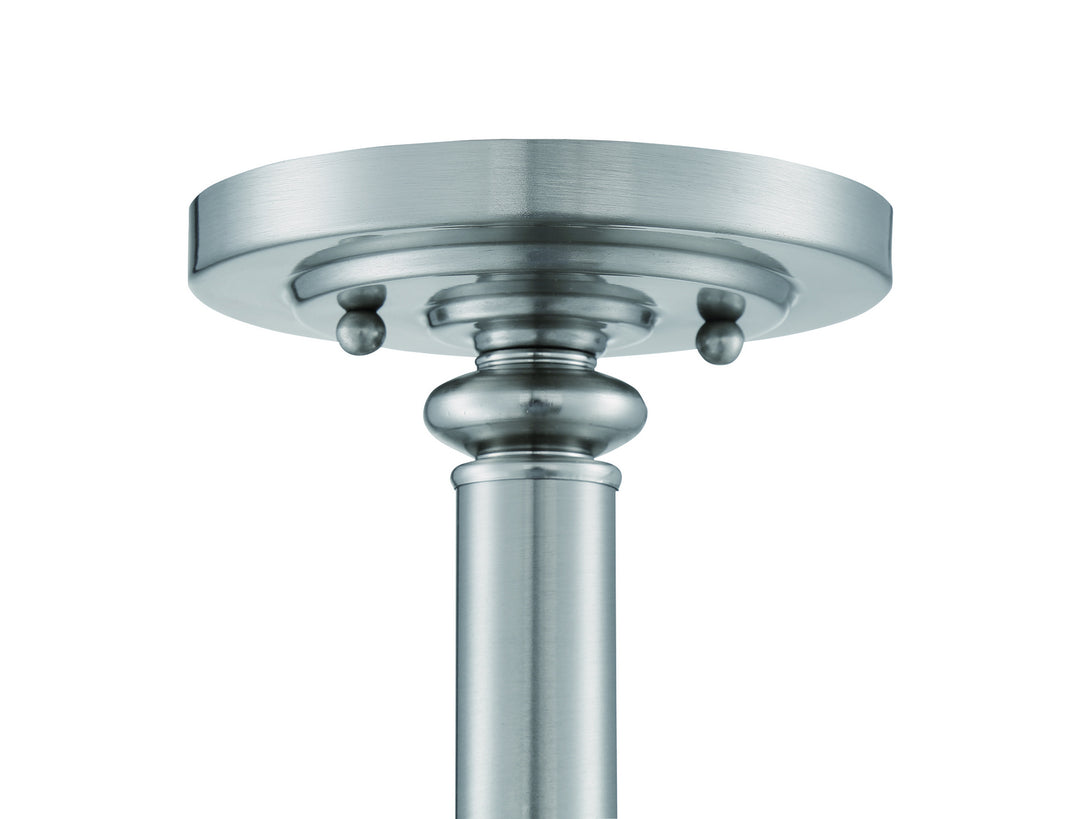 Craftmade Canada - 49853-BNK-C - Three Light Convertible Semi Flush/Pendant - Dardyn - Brushed Polished Nickel