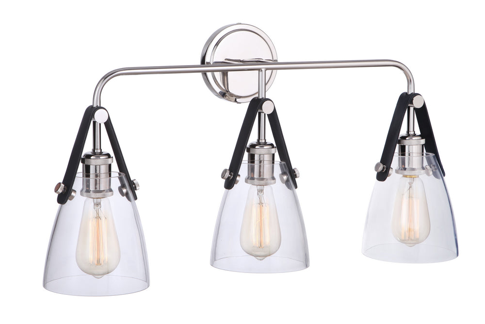 Craftmade Canada - 51303-PLN - Three Light Vanity - Hagen - Polished Nickel