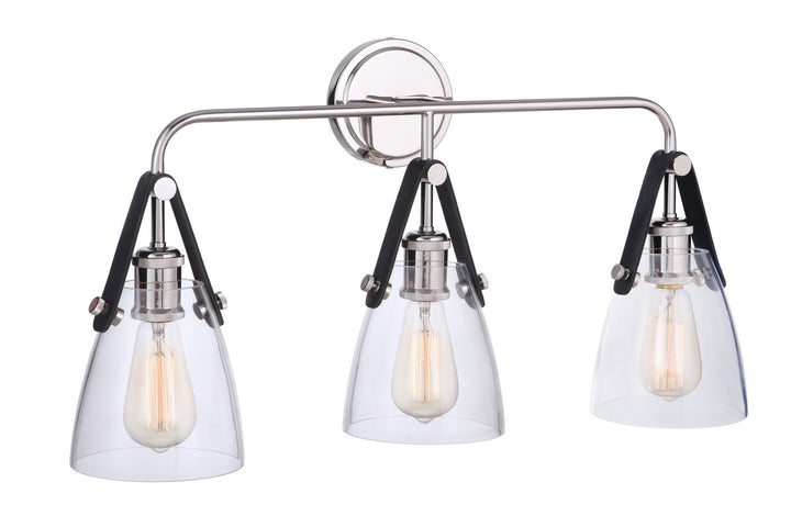 Craftmade Canada - 51303-PLN - Three Light Vanity - Hagen - Polished Nickel
