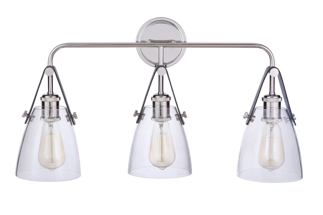Craftmade Canada - 51303-PLN - Three Light Vanity - Hagen - Polished Nickel