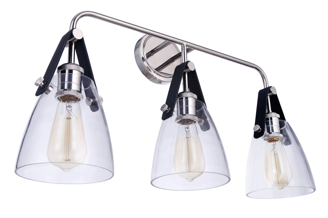Craftmade Canada - 51303-PLN - Three Light Vanity - Hagen - Polished Nickel
