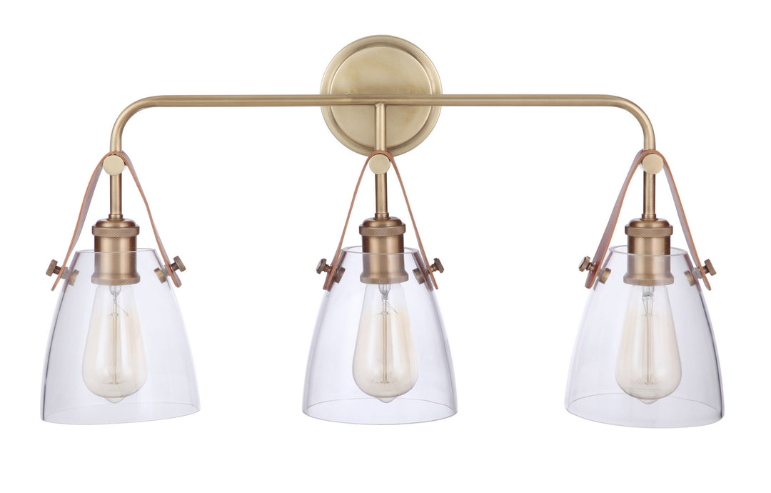 Craftmade Canada - 51303-VB - Three Light Vanity - Hagen - Vintage Brass