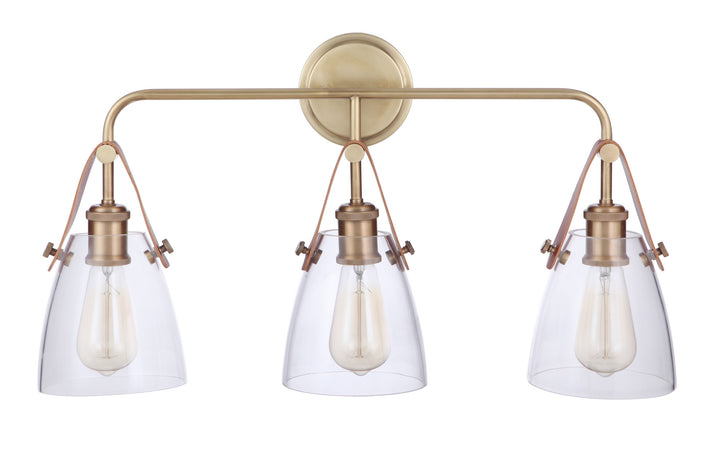 Craftmade Canada - 51303-VB - Three Light Vanity - Hagen - Vintage Brass