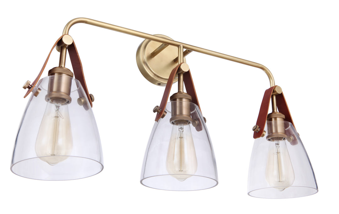 Craftmade Canada - 51303-VB - Three Light Vanity - Hagen - Vintage Brass