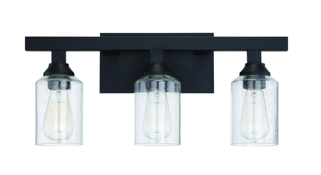 Craftmade Canada - 53103-FB - Three Light Vanity - Chicago - Flat Black