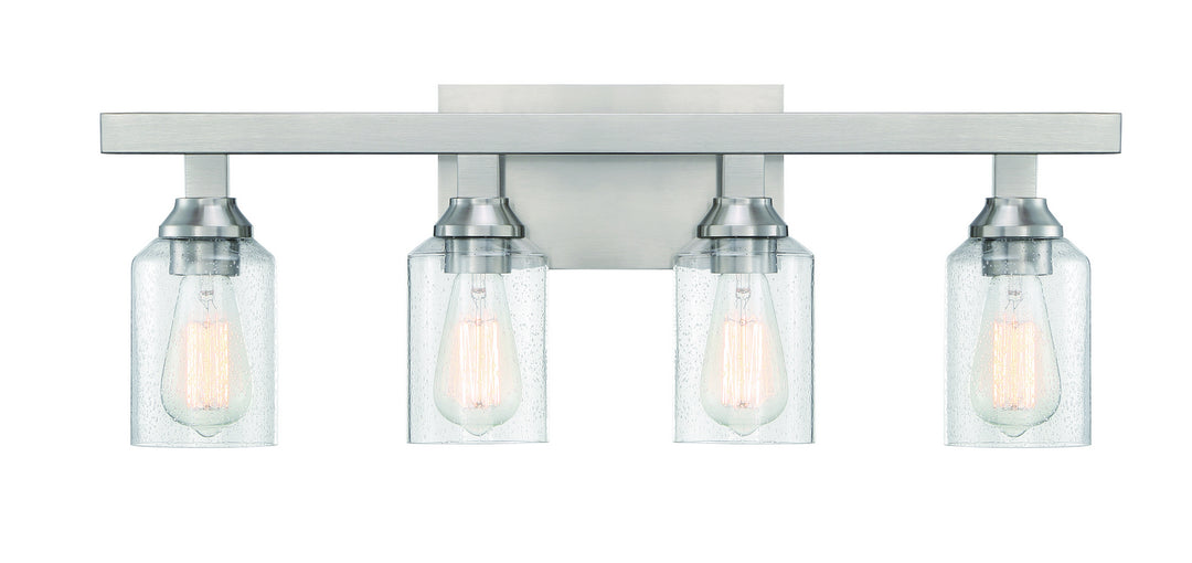 Craftmade Canada - 53104-BNK - Four Light Vanity - Chicago - Brushed Polished Nickel