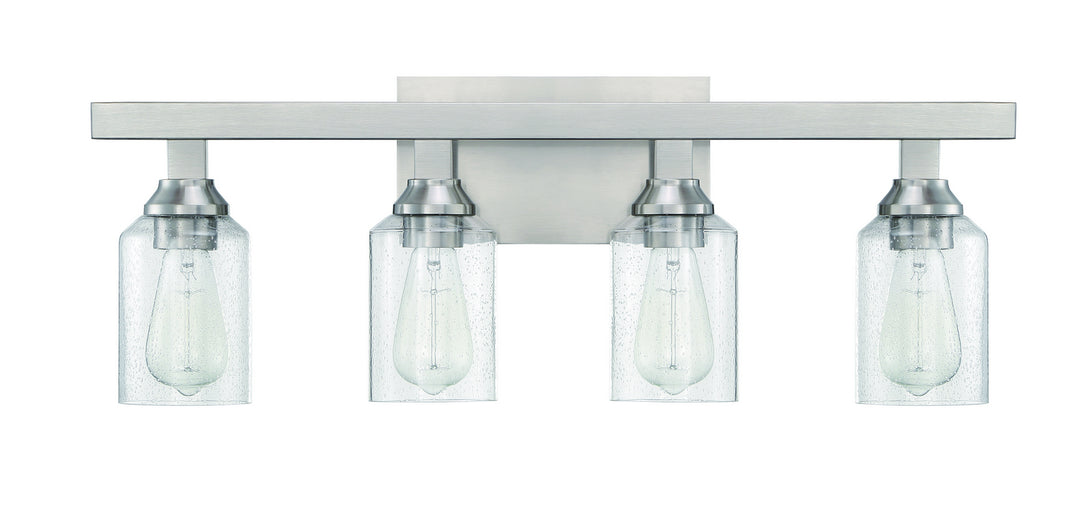 Craftmade Canada - 53104-BNK - Four Light Vanity - Chicago - Brushed Polished Nickel