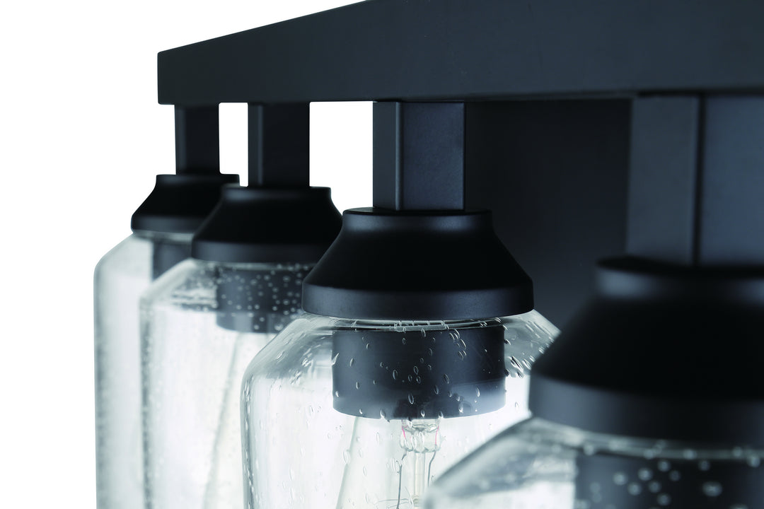 Craftmade Canada - 53104-FB - Four Light Vanity - Chicago - Flat Black