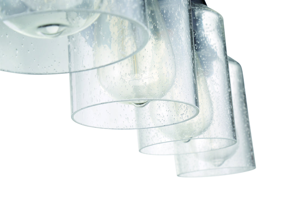 Craftmade Canada - 53104-FB - Four Light Vanity - Chicago - Flat Black