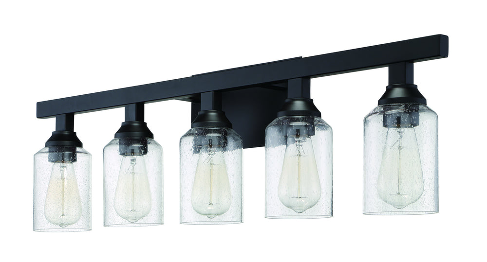 Craftmade Canada - 53105-FB - Five Light Vanity - Chicago - Flat Black