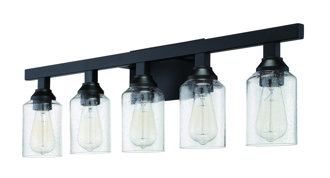 Craftmade Canada - 53105-FB - Five Light Vanity - Chicago - Flat Black