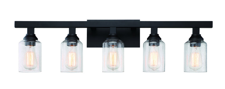 Craftmade Canada - 53105-FB - Five Light Vanity - Chicago - Flat Black
