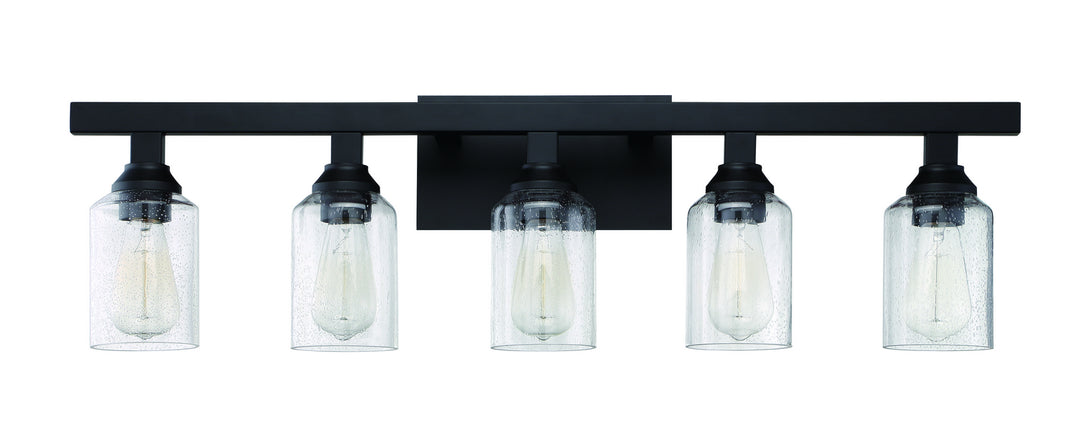 Craftmade Canada - 53105-FB - Five Light Vanity - Chicago - Flat Black