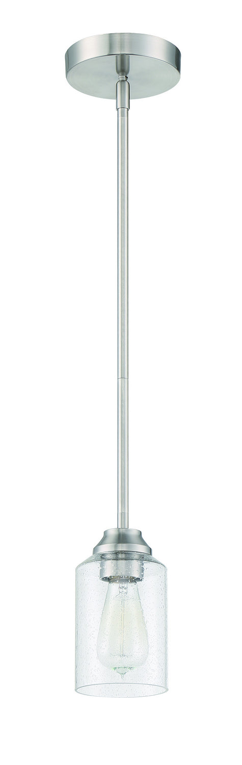Craftmade Canada - 53191-BNK - One Light Mini Pendant - Chicago - Brushed Polished Nickel