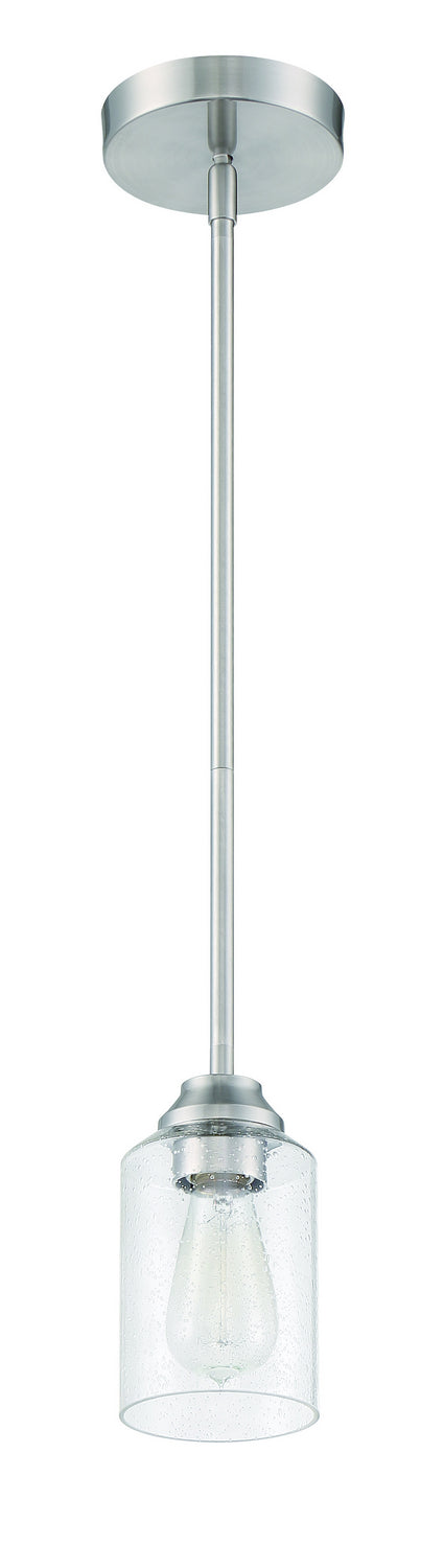 Craftmade Canada - 53191-BNK - One Light Mini Pendant - Chicago - Brushed Polished Nickel