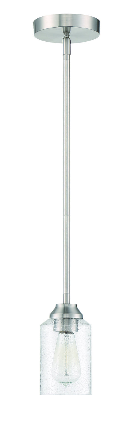Craftmade Canada - 53191-BNK - One Light Mini Pendant - Chicago - Brushed Polished Nickel