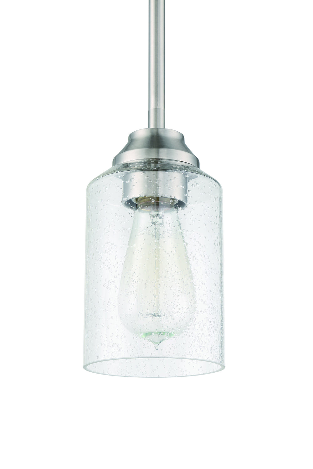 Craftmade Canada - 53191-BNK - One Light Mini Pendant - Chicago - Brushed Polished Nickel