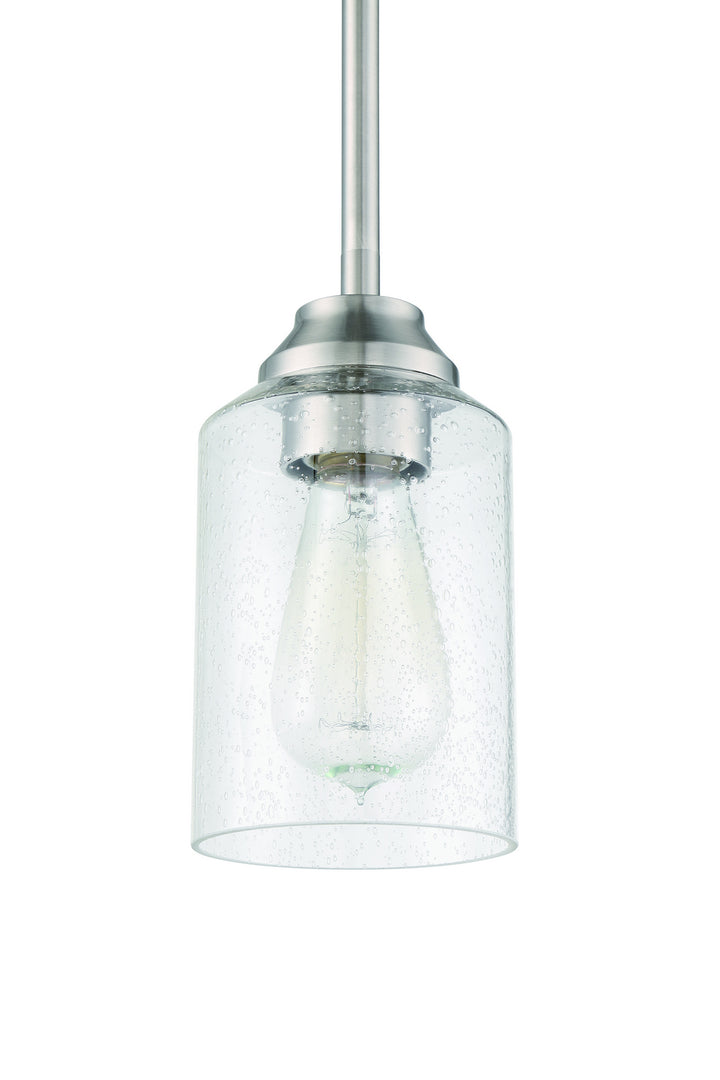 Craftmade Canada - 53191-BNK - One Light Mini Pendant - Chicago - Brushed Polished Nickel