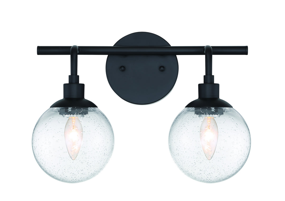 Craftmade Canada - 53302-FB - Two Light Vanity - Que - Flat Black